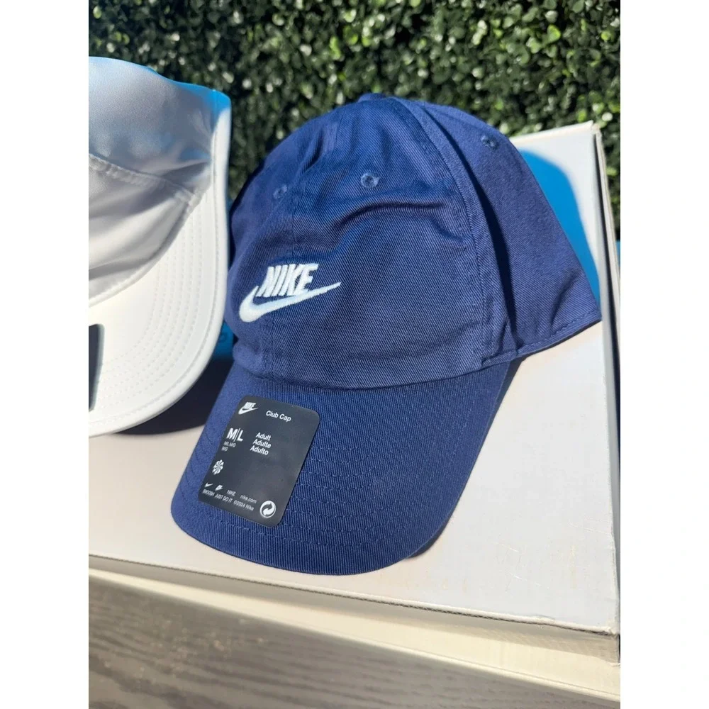 Nike hat bundle. NWT. White, Khaki, and Navy. All 3! Brand new. $80 MSRP - Picture 5 of 6
